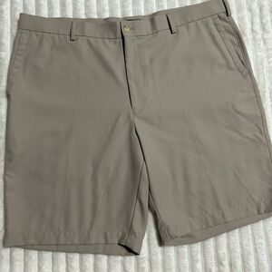 Peter Millar Crown Sport Khaki Golf Shorts Size 40 New Without Tags